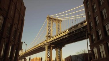 Manhattan Köprüsü siluet