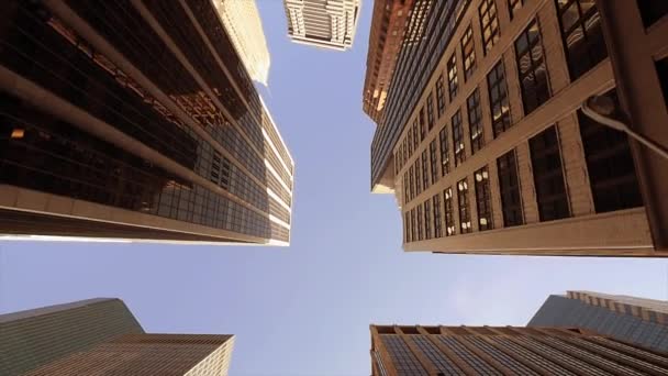 Architecture des bâtiments du quartier urbain — Video