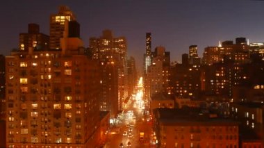 New York şehrinin gökdelenleri