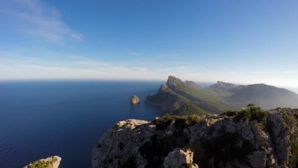 Ön seascape landskap — Stockvideo