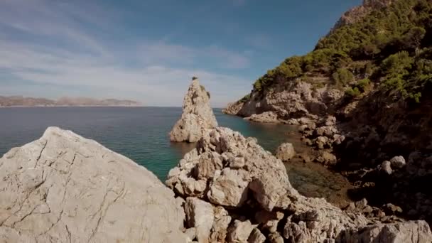 Seascape epicka panorama — Wideo stockowe