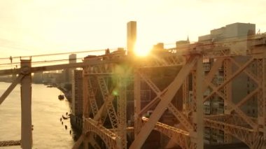 günbatımı gökyüzü şehir binaları