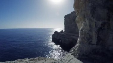 Güneş, sahil panoramik deniz manzarası