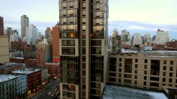Skyscrapers in new york city — Stock Video