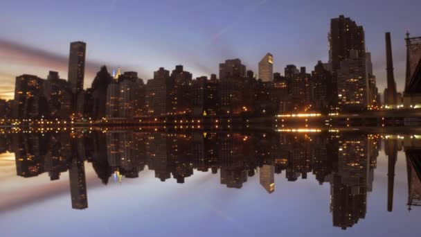 Ciudad de Nueva York skyline metrópolis — Vídeos de Stock