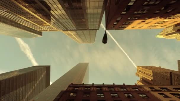 在大都市的摩天高楼 — 图库视频影像