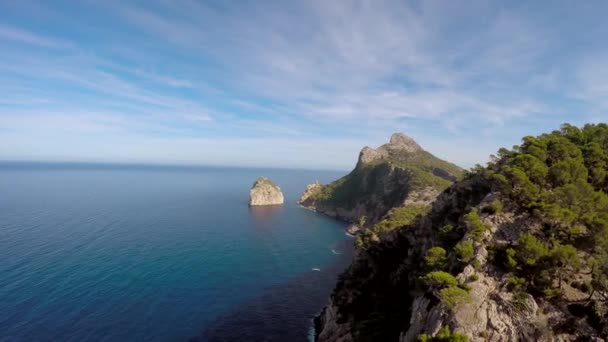 Panorama épique du paysage marin — Video