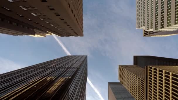 Небо над Нью-Йорком — стоковое видео