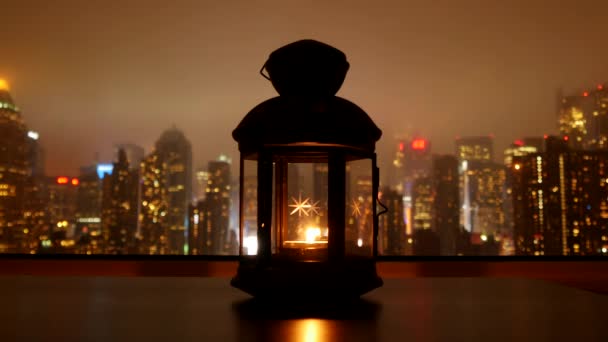 romantic lantern light