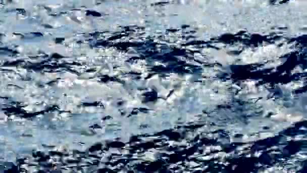 Бирюзовый водный фон — стоковое видео