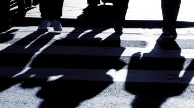 çalışmak için acele commuters