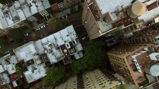 Vista aérea do horizonte da cidade — Vídeo de Stock