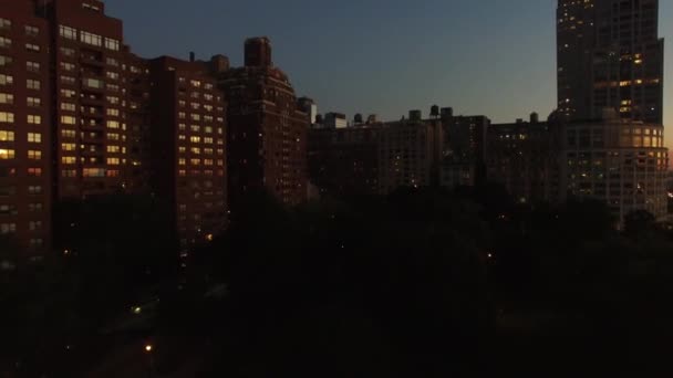 New york şehrinin mimarisi — Stok video