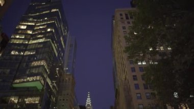 New York şehrinin gökdelenleri