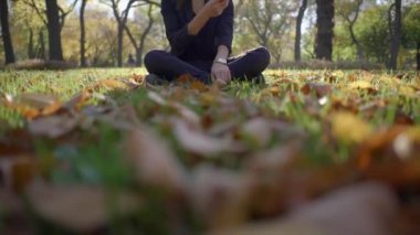 kadın zevk sonbahar Park