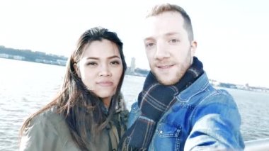 Çift zevk güneşli bir gün