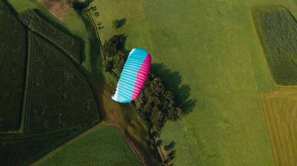 Paragliding Oefening Vouw Oren Hoge Kwaliteit Foto Stockfoto