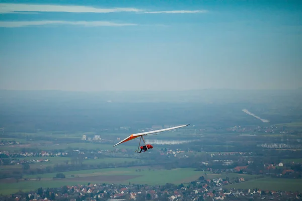 Hang Glider Air Sunny Day High Quality Photo — Stock Photo, Image