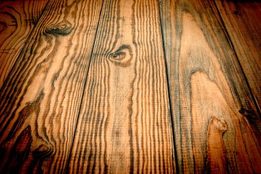 Perspektif ve ışık noktasıyla klasik ahşap arkaplan