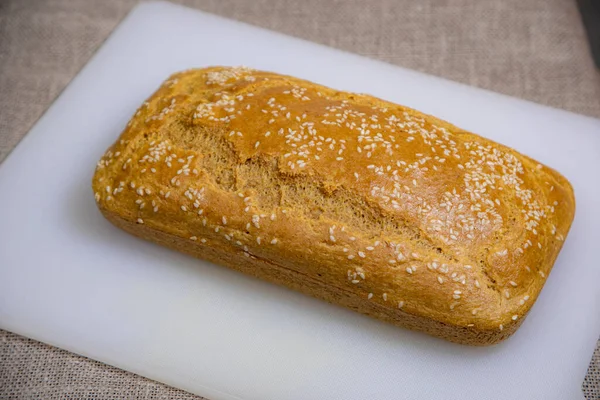 Pão Sem Glúten Caseiro Saudável Para Uma Dieta Orgânica — Fotografia de Stock