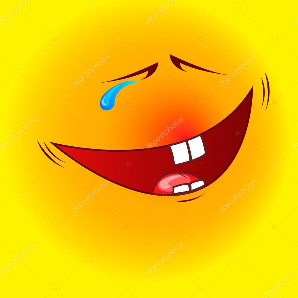 Laughter to tears Stock Vector Image by ©pilotL39 #109588542