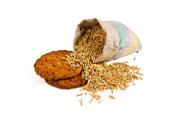 Bag of oats — Stock Photo, Image