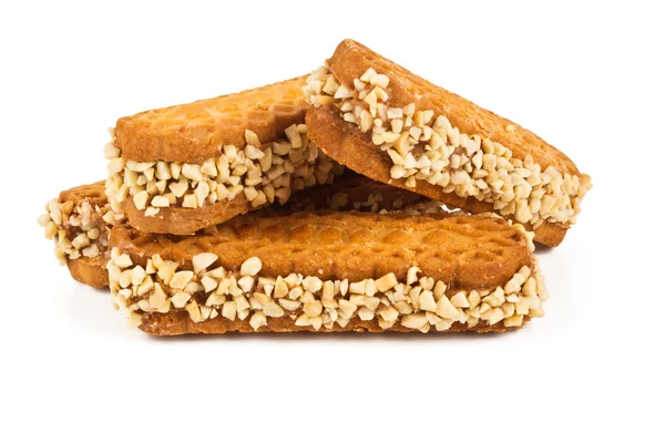 Cookies with nuts — Stock Photo, Image