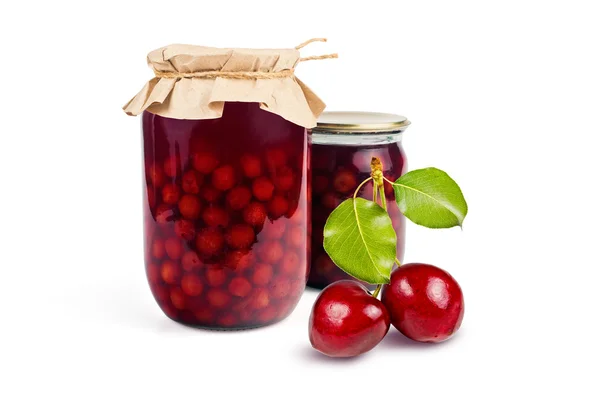 Cherry jam — Stock Photo, Image