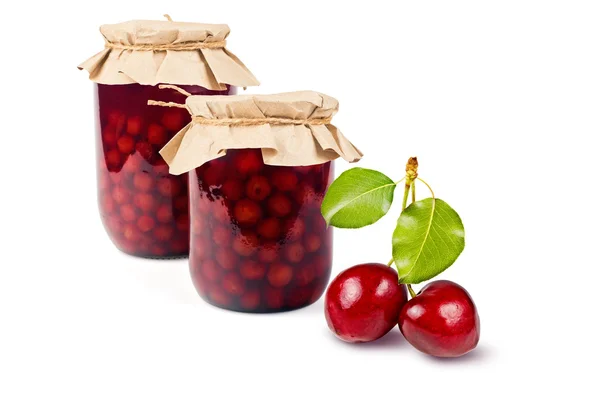 Cherry jam — Stock Photo, Image