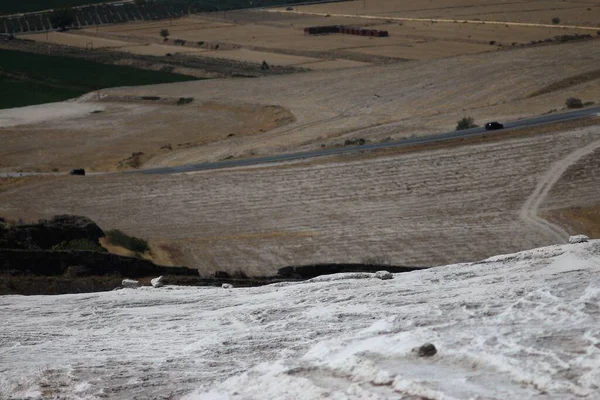 Utsikt Över Pamukkale Hierapolis Denizli Turkiet — Stockfoto