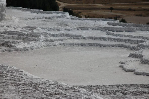 Kilátás Pamukkale Hierapolis Denizli Törökország — Stock Fotó