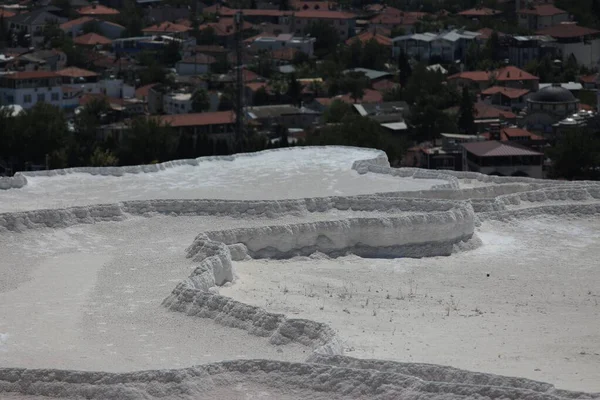 Kilátás Pamukkale Hierapolis Denizli Törökország — Stock Fotó