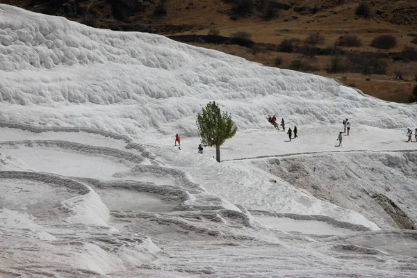 Kilátás Pamukkale Hierapolis Denizli Törökország — Stock Fotó