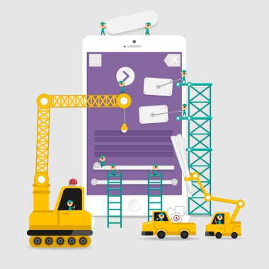 geliştirme Infographic bina