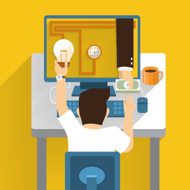 Online pazarlama fikir para değişimi