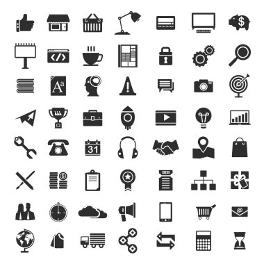 İş için Icons set