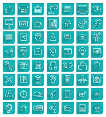 İş için Icons set