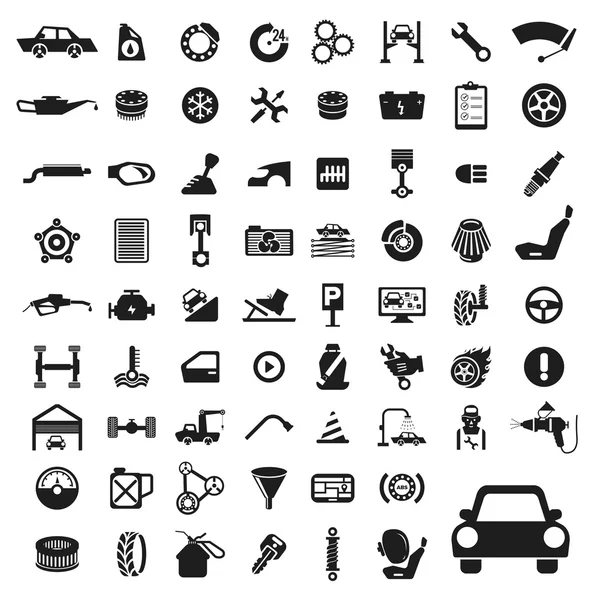 Auto service icons set — Stock Vector