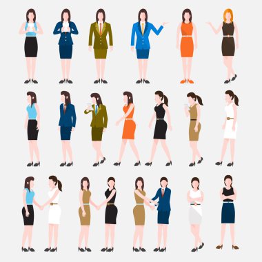 Çalışma alanı'nda hareket iş adamları