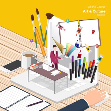 Sanat e-öğrenme kavramı