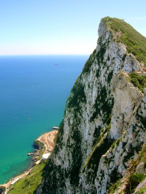 Gibraltar sahil havadan görünümü