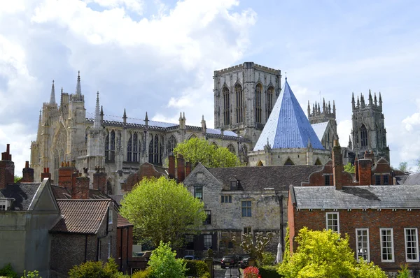 The historical York Minster the cathedral of York the largest of its kind in Northern Europe.
