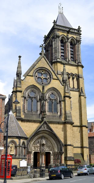 La storica chiesa cattolica romana di St Wilfrid a York — Foto Stock