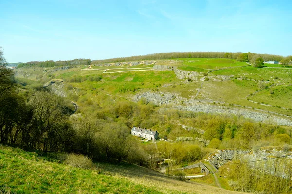 Tunstead Stenbrott Peak District National Park Derbyshire — Stockfoto