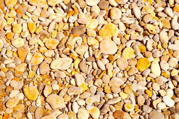 Pebbles Gouves Beach Crete — Stock Photo, Image