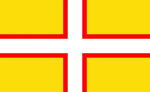 Country Flag Dorset Represents Dorset County — Stock Photo, Image