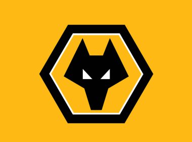 Wolverhampton, West Midlands, England, UK - January 10, 2021 : Wolverhampton Wanderers Football Club wolf's head badge clipart
