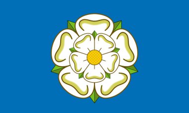 Yorkshire bayrağı, 15. yüzyıl Güller Savaşı 'nda taşınan tarihi York evinin bayrağıdır.