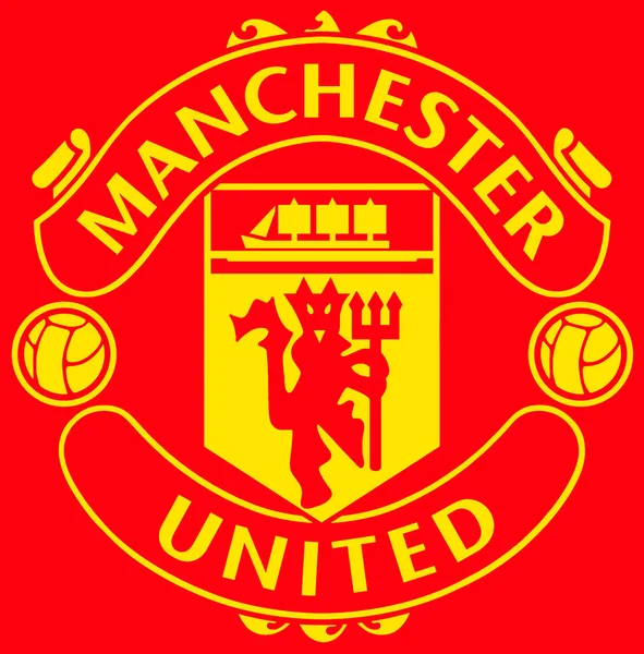 Manchester Lancashire England January 2021 Manchester United Football Club Red — Stock Photo, Image