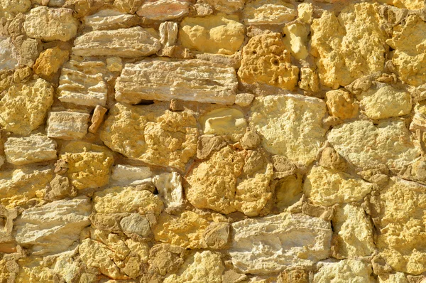 Bir kumtaşı duvar düzensiz şekiller